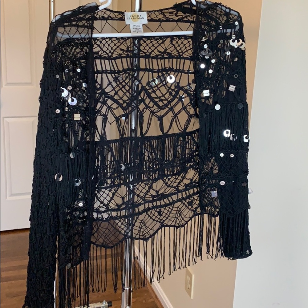 Sandy Starkman black fringe